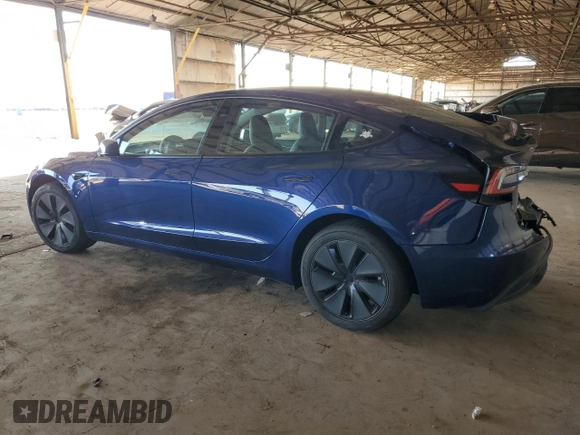2025 Tesla Model 3 Long Range with VIN 5YJ3E1EA7SF880270, listed as a Copart auction lot 49733925 with 7,542 mi miles and Salvage Title. Bid and sale history available at DreamBid. Image 2.