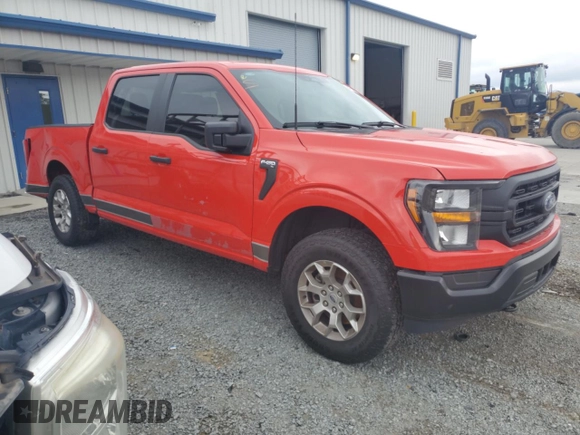 2023 Ford F-150 with VIN 1FTFW1P85PKD82406, listed as a Copart auction lot 84744944 with 32,982 mi miles and Salvage title. Bid and sale history available at DreamBid. Image 4.
