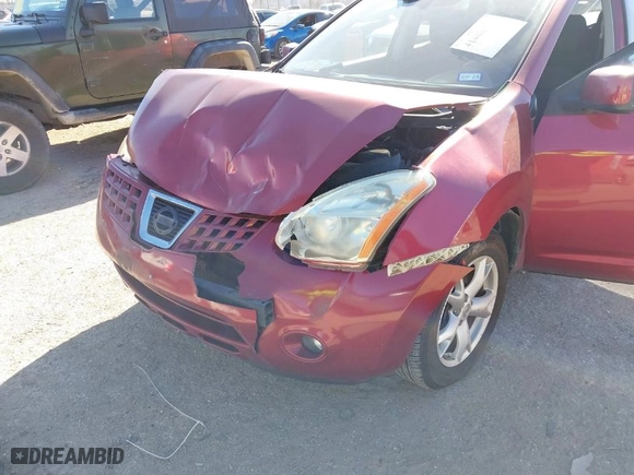2010 Nissan Rogue S with VIN JN8AS5MT2AW009463, listed as a IAAI auction lot 41408809 with 124,202 mi miles. Bid and sale history available at carsss.com. Image 6.