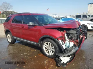 2017 Ford Explorer XLT with VIN 1FM5K7D81HGD34741, listed as a Copart auction lot 44147335 with 35,999 mi miles and Salvage title. Bid and sale history available at DreamBid. Image 4.