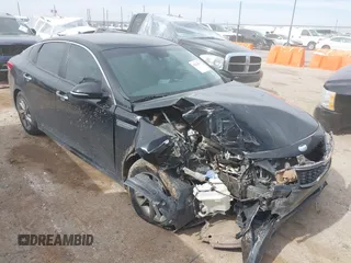 2020 Kia Optima LX with VIN 5XXGT4L35LG395007, listed as a IAAI auction lot 42258396 with 91,144 mi miles and . Bid and sale history available at DreamBid. Image 1.