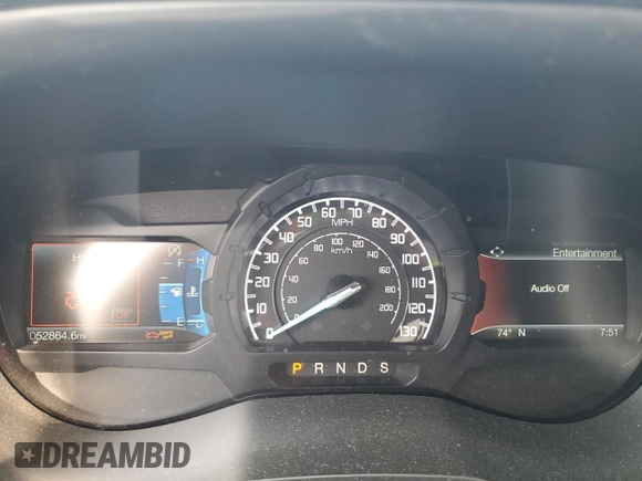 2021 Ford Ranger XL with VIN 1FTER1FH4MLD40755, listed as a Copart auction lot 60442935 with 52,864 mi miles and Salvage title. Bid and sale history available at DreamBid. Image 9.