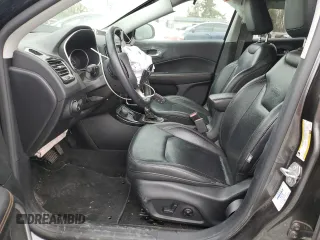 2018 Jeep Compass Limited with VIN 3C4NJDCB7JT266255, listed as a Copart auction lot 51642485 with 0 mi miles and Salvage Title. Bid and sale history available at carsss.com. Image 7.