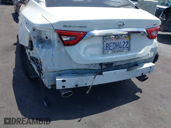 2017 Nissan Maxima S with VIN 1N4AA6AP8HC376994, listed as a IAAI auction lot 42246508 with 80,770 mi miles and . Bid and sale history available at DreamBid. Image 19.