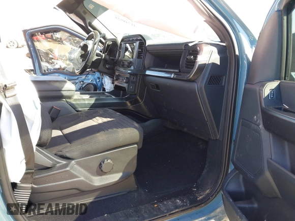 2023 Ford F-150 XL with VIN 1FTEW1EP7PKE67107, listed as a IAAI auction lot 41748925 with 43,567 mi miles. Bid and sale history available at carsss.com. Image 5.