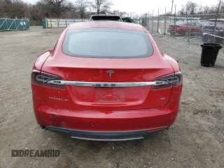 2014 Tesla Model S 60 with VIN 5YJSA1S14EFP51077, listed as a Copart auction lot 47918905 with 167,594 mi miles and Salvage title. Bid and sale history available at DreamBid. Image 6.