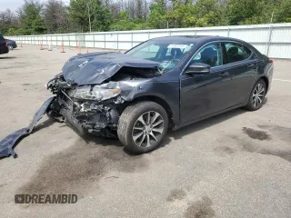 2015 Acura TLX Technology with VIN 19UUB1F50FA012965, listed as a Copart auction lot 61683245 with 43,012 mi miles and Salvage title. Bid and sale history available at DreamBid. Image 1.