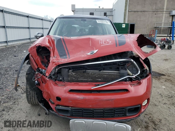 2016 MINI Countryman S with VIN WMWZC5C51GWU01015, listed as a Copart auction lot 51223155 with 74,602 mi miles and Salvage Title. Bid and sale history available at DreamBid. Image 5.