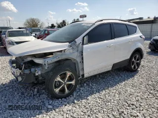 2018 Ford Escape SEL with VIN 1FMCU9HD6JUB52691, listed as a Copart auction lot 49399495 with 107,180 mi miles and Salvage Title. Bid and sale history available at carsss.com. Image 1.