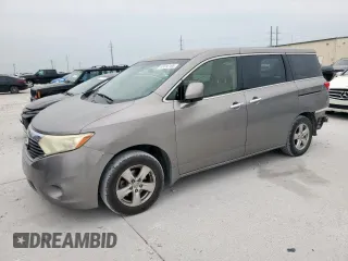 2012 Nissan Quest SL with VIN JN8AE2KP3C9051699, listed as a Copart auction lot 53310165 with 208,183 mi miles and Clean Title. Bid and sale history available at carsss.com. Image 1.