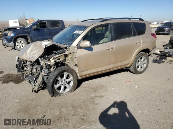 2012 Toyota RAV4 Limited with VIN 2T3YF4DV8CW138996, listed as a Copart auction lot 43215615 with 0 mi miles and Salvage Title. Bid and sale history available at carsss.com. Image 1.