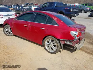 2012 Chevrolet Cruze LTZ with VIN 1G1PH5SC8C7137803, listed as a IAAI auction lot 41773255 with 136,268 mi miles. Bid and sale history available at carsss.com. Image 3.