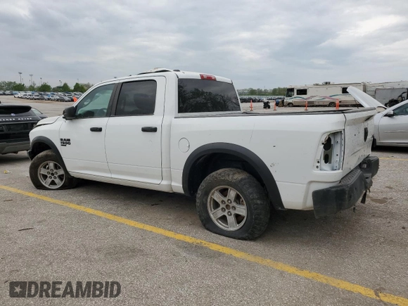 2024 Ram 1500 Classic Warlock with VIN 1C6RR7LG1RS157592, listed as a Copart auction lot 53907815 with 27,175 mi miles and Salvage Title. Bid and sale history available at carsss.com. Image 2.