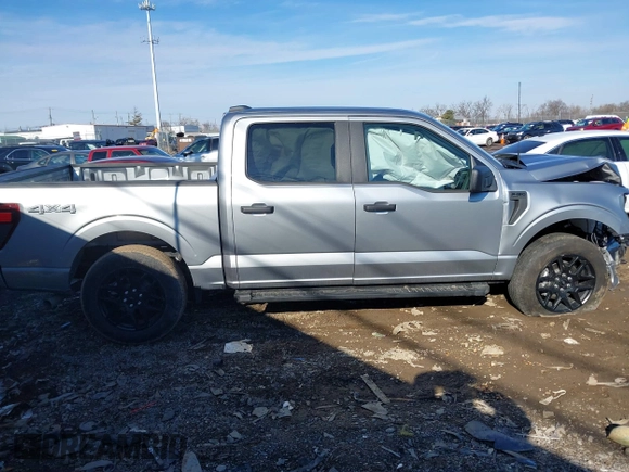 2024 Ford F-150 STX with VIN 1FTFW2L54RKE48691, listed as a IAAI auction lot 41554175 with 6,781 mi miles and . Bid and sale history available at carsss.com. Image 14.