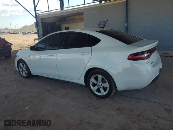 2015 Dodge Dart SXT with VIN 1C3CDFBBXFD227365, listed as a Copart auction lot 61976615 with 127,203 mi miles and Salvage title. Bid and sale history available at DreamBid. Image 2.