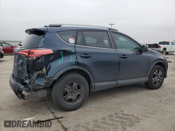 2017 Toyota RAV4 LE with VIN 2T3BFREV3HW579265, listed as a Copart auction lot 43581975 with 100,205 mi miles and Salvage Title. Bid and sale history available at carsss.com. Image 3.