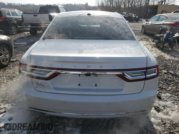 2017 Lincoln Continental Reserve with VIN 1LN6L9RP2H5620896, listed as a Copart auction lot 81576334 with 68,118 mi miles and Salvage Title. Bid and sale history available at carsss.com. Image 6.