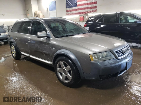 2005 Audi allroad A6 V8 z VIN WA1YD64BX5N024137, wystawiony jako Copart lot #47563855 z przebiegiem 166 700 mil mil oraz Szkoda całkowita • Salvage title. Historia ofert i sprzedaży dostępna na DreamBid. Obrazek 4.