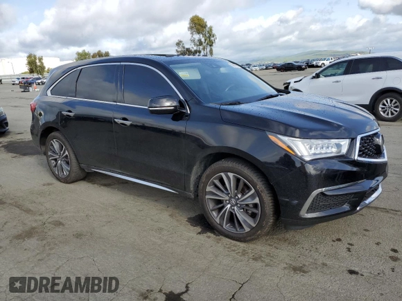 2019 Acura MDX w/Technology Pkg with VIN 5J8YD4H56KL022702, listed as a Copart auction lot 50815605 with 55,138 mi miles and Clean Title. Bid and sale history available at carsss.com. Image 4.