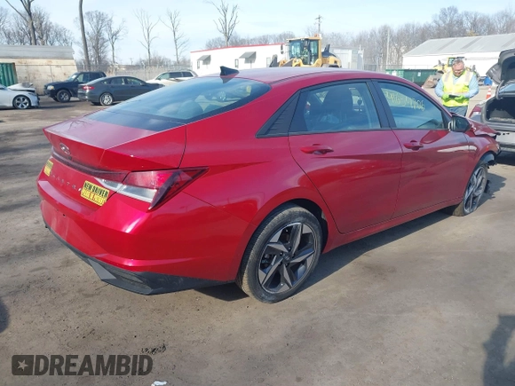 2023 Hyundai Elantra SEL with VIN 5NPLS4AG9PH099487, listed as a IAAI auction lot 41654706 with 14,225 mi miles and . Bid and sale history available at DreamBid. Image 4.