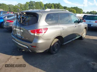 2016 Nissan Pathfinder SL with VIN 5N1AR2MM1GC653217, listed as a IAAI auction lot 42542707 with 131,613 mi miles and . Bid and sale history available at DreamBid. Image 4.