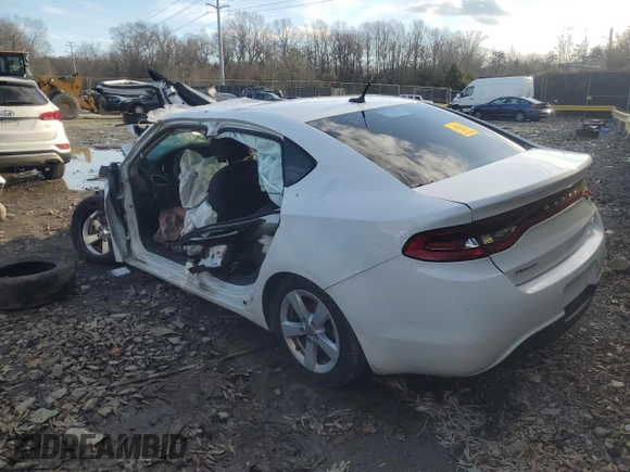 2016 Dodge Dart SXT with VIN 1C3CDFBB0GD667841, listed as a Copart auction lot 48844585 with Not Provided miles and Non Repairable. Bid and sale history available at carsss.com. Image 2.