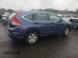 2013 Honda CR-V LX with VIN 2HKRM4H36DH609118, listed as a Copart auction lot 52810605 with 92,179 mi miles and Salvage Title. Bid and sale history available at DreamBid. Image 3.