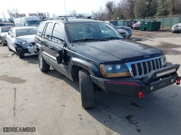 2004 Jeep Grand Cherokee Limited with VIN 1J4GW58N74C120435, listed as a IAAI auction lot 41815094 with 193,056 mi miles. Bid and sale history available at carsss.com. Image 1.