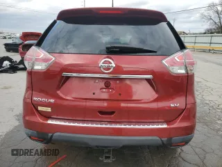 2016 Nissan Rogue SV with VIN 5N1AT2MTXGC918273, listed as a Copart auction lot 49716755 with 54,505 mi miles and Salvage Title. Bid and sale history available at carsss.com. Image 6.