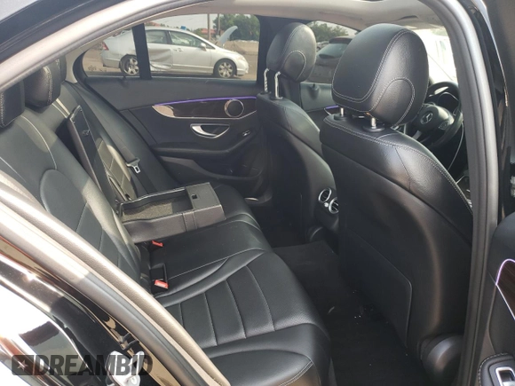 2017 Mercedes-Benz C 300 with VIN 55SWF4KB5HU221751, listed as a Copart auction lot 60019865 with 80,144 mi miles and Salvage title. Bid and sale history available at DreamBid. Image 10.