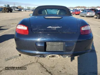 2008 Porsche Boxster with VIN WP0CA29818U711127, listed as a Copart auction lot 86896334 with 86,229 mi miles and Salvage Title. Bid and sale history available at carsss.com. Image 6.