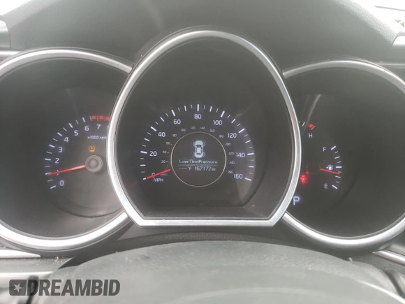 2015 Kia Optima LX with VIN 5XXGM4A75FG393300, listed as a Copart auction lot 60543805 with 167,172 mi miles and Clean title. Bid and sale history available at DreamBid. Image 9.