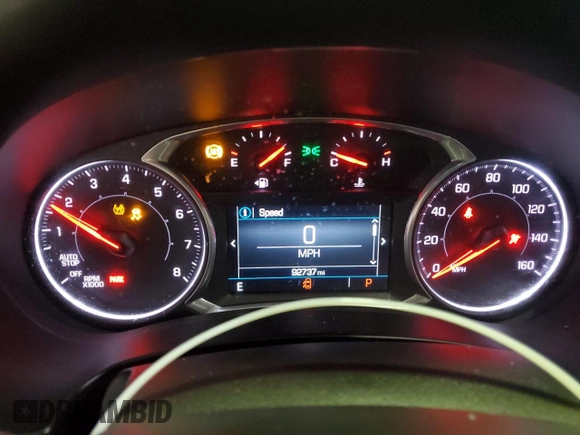 2018 GMC Terrain SLE with VIN 3GKALMEX4JL248415, listed as a Copart auction lot 44220325 with 92,737 mi miles and Salvage Title. Bid and sale history available at carsss.com. Image 9.
