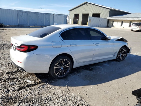 2021 BMW 5 Series 530e with VIN WBA13AG08MCF72963, listed as a Copart auction lot 77743654 with Not Provided miles and Non Repairable. Bid and sale history available at carsss.com. Image 3.