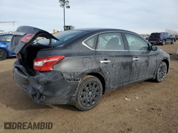 2019 Nissan Sentra SV with VIN 3N1AB7AP7KY442773, listed as a Copart auction lot 88757475 with 102,101 mi miles and Salvage Title. Bid and sale history available at DreamBid. Image 3.