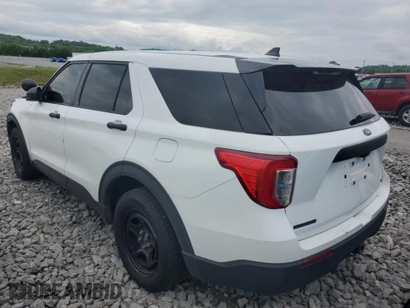 2021 Ford Police Interceptor Utility z VIN 1FM5K8AB3MGB72272, wystawiony jako Copart lot #53368115 z przebiegiem 55 137 mil mil oraz Szkoda całkowita • Salvage title. Historia ofert i sprzedaży dostępna na DreamBid. Obrazek 2.