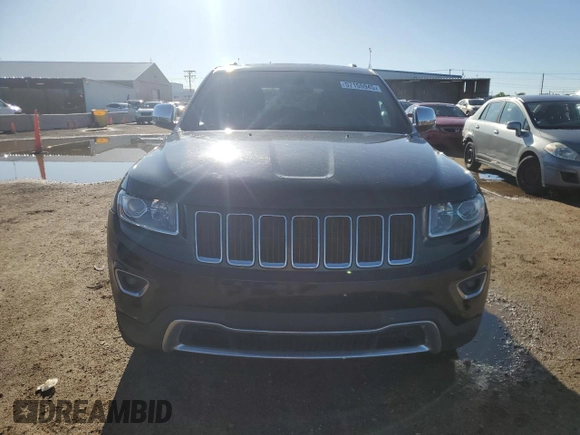 2014 Jeep Grand Cherokee Limited with VIN 1C4RJFBG7EC364116, listed as a Copart auction lot 57155945 with 78,280 mi miles and Salvage title. Bid and sale history available at DreamBid. Image 5.