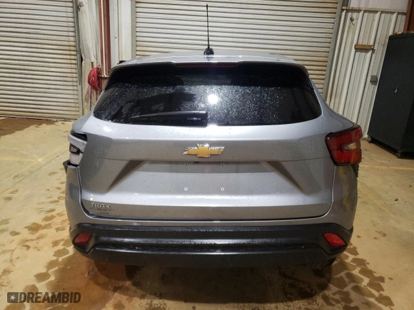 2024 Chevrolet Trax LS with VIN KL77LFE21RC031950, listed as a Copart auction lot 44739875 with 0 mi miles and Salvage Title. Bid and sale history available at carsss.com. Image 6.