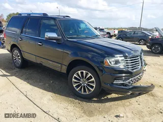 2016 Lincoln Navigator Select with VIN 5LMJJ2HT3GEL00651, listed as a IAAI auction lot 40644126 with 127,821 mi miles. Bid and sale history available at carsss.com. Image 1.