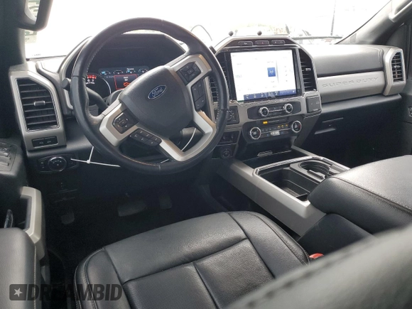 2022 Ford F-250 XL with VIN 1FT7W2BN5NEG23402, listed as a Copart auction lot 59352125 with 41,262 mi miles and Salvage title. Bid and sale history available at DreamBid. Image 8.