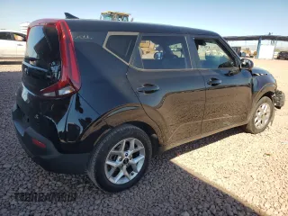 2020 Kia Soul LX with VIN KNDJ23AU5L7123709, listed as a Copart auction lot 46847435 with 84,807 mi miles and Salvage Title. Bid and sale history available at carsss.com. Image 3.