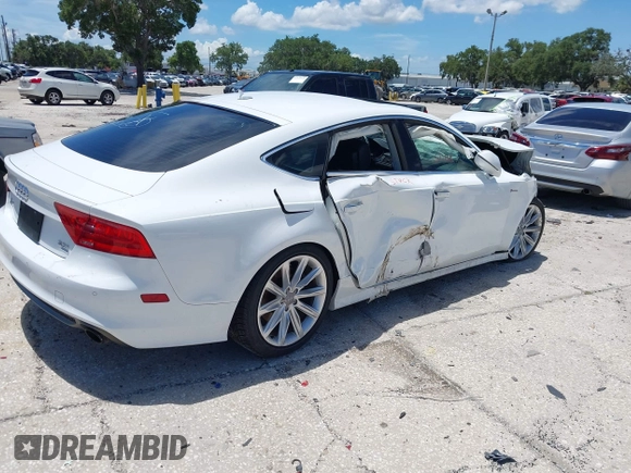 2012 Audi A7 Premium Plus with VIN WAUSGAFC0CN010138, listed as a IAAI auction lot 42532785 with 198,218 mi miles and . Bid and sale history available at DreamBid. Image 4.