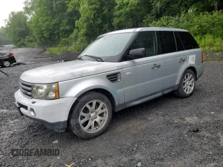 2009 Land Rover Range Rover Sport HSE with VIN SALSK25459A193479, listed as a Copart auction lot 61149845 with 124,104 mi miles and Salvage title. Bid and sale history available at DreamBid. Image 1.