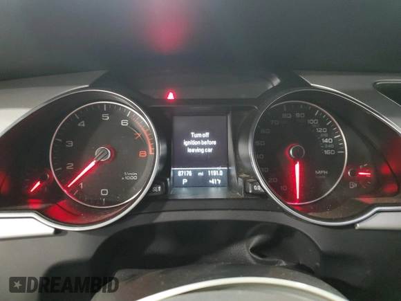 2016 Audi A5 Premium Plus with VIN WAUM2AFH0GN002940, listed as a Copart auction lot 87824885 with 87,176 mi miles and Salvage Title. Bid and sale history available at carsss.com. Image 9.