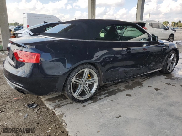 2013 Audi S5 Premium Plus with VIN WAUCGAFH5DN002067, listed as a Copart auction lot 87260334 with 138,801 mi miles and Salvage Title. Bid and sale history available at carsss.com. Image 3.