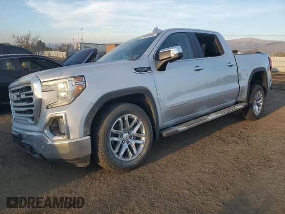 2021 GMC Sierra 1500 SLT z VIN 3GTU9DED6MG249205, wystawiony jako Copart lot #43583845 z przebiegiem 33 053 mil mil oraz Szkoda całkowita • Salvage title. Historia ofert i sprzedaży dostępna na DreamBid. Obrazek 1.