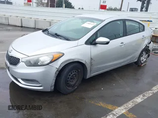 2014 Kia Forte LX with VIN KNAFK4A6XE5252182, listed as a IAAI auction lot 41809127 with 1 mi miles. Bid and sale history available at carsss.com. Image 18.