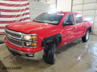 2014 Chevrolet Silverado 1500 LT with VIN 3GCUKREC1EG192700, listed as a Copart auction lot 75665673 with 162,472 mi miles and Salvage Title. Bid and sale history available at carsss.com. Image 1.