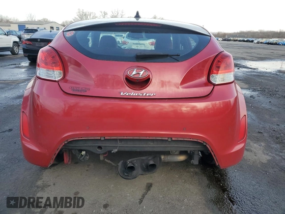 2012 Hyundai Veloster w/Gray Int with VIN KMHTC6AD6CU077585, listed as a Copart auction lot 84170474 with 101,723 mi miles and Salvage title. Bid and sale history available at DreamBid. Image 6.