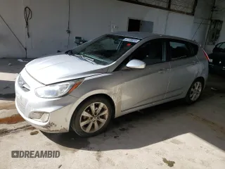 2012 Hyundai Accent SE with VIN KMHCU5AE2CU024866, listed as a Copart auction lot 57728015 with 77,710 mi miles and Salvage title. Bid and sale history available at DreamBid. Image 1.